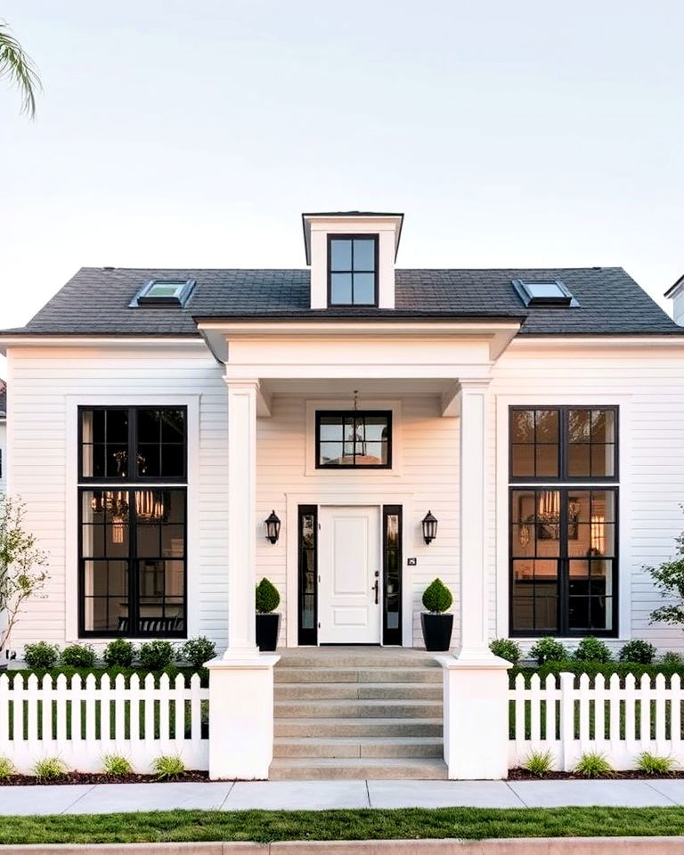 modern eider white paint - 25 Off-white Paint Colors for Home Exteriors