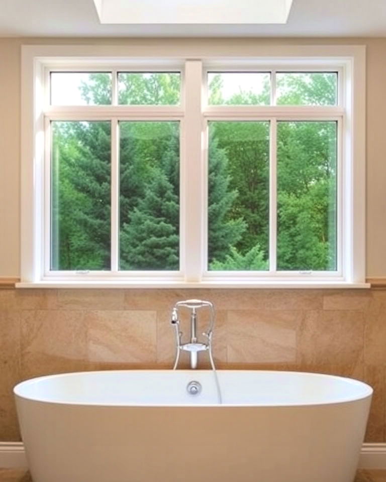 modern energy efficient windows - 20 Windows Above Bathtub Ideas