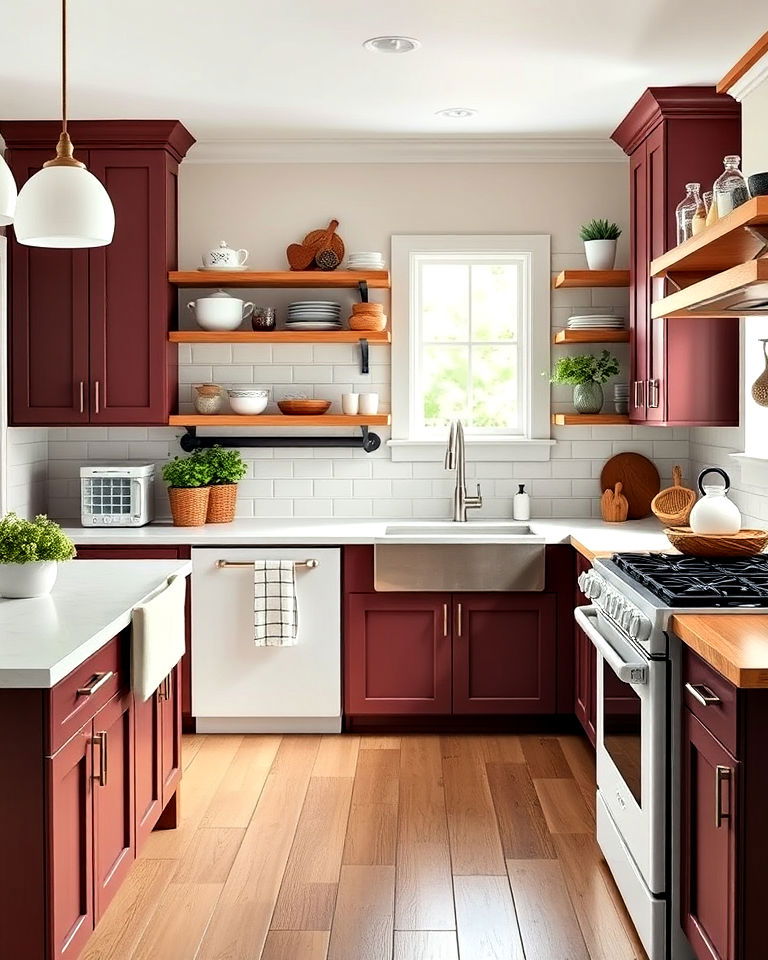 modern farmhouse kitchen with white appliances - 40 Kitchen With White Appliances Ideas