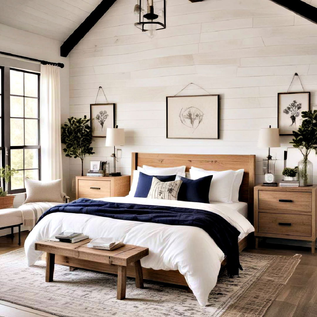 modern farmhouse style bedroom - 40 Modern Bedroom Ideas