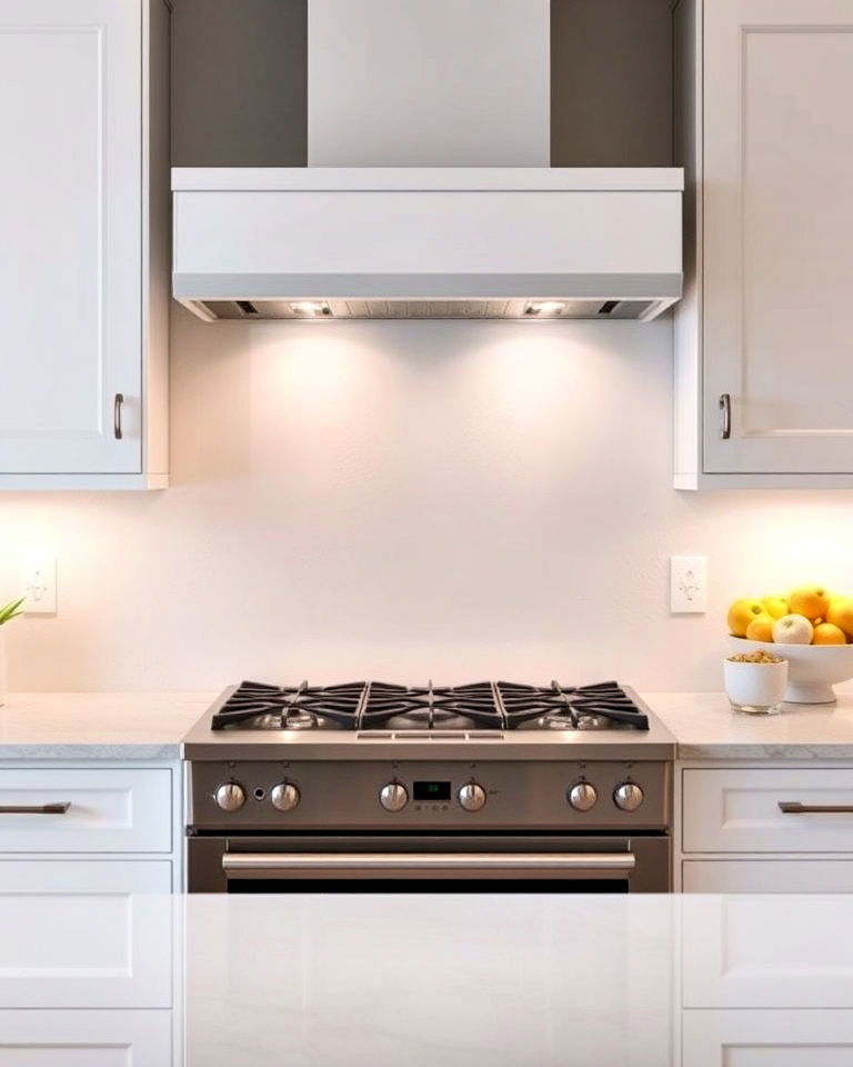 modern frosted glass backsplash - 40 Kitchen Backsplash Ideas for White Cabinets