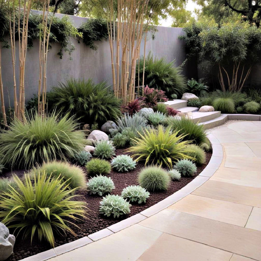 modern garden with minimalistic features - 30 Flower Garden Ideas