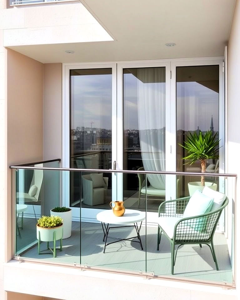modern glass balustrades - 25 French Balcony Ideas