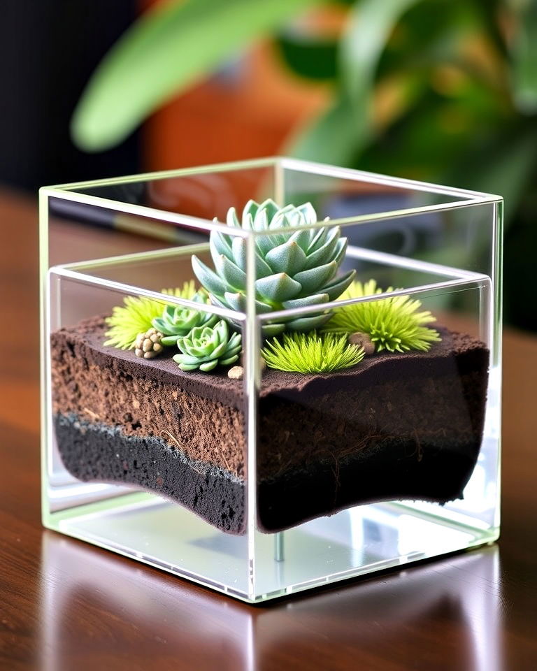 modern glass planter box - 30 Planter Box Ideas