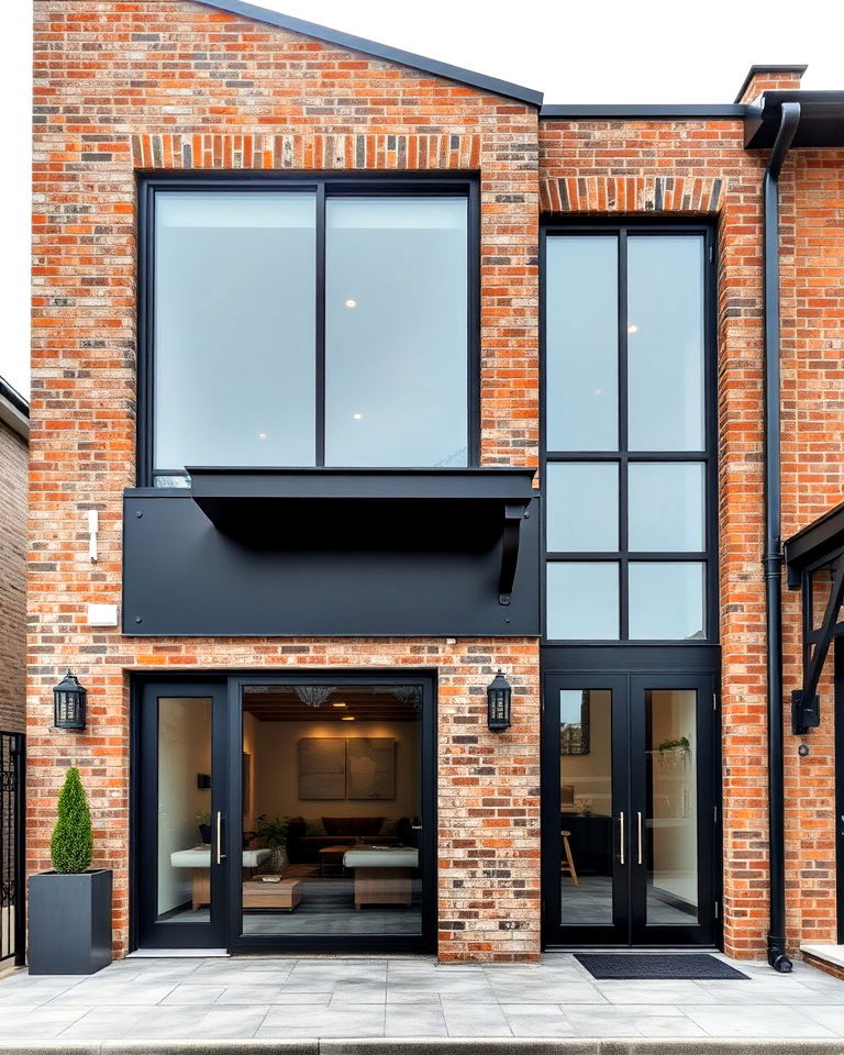modern industrial chic exterior - 20 Aesthetic House Exterior Ideas