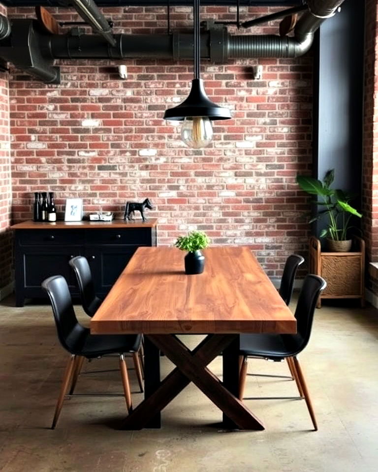 modern industrial vibe casual dining room - 20 Casual Dining Room Ideas