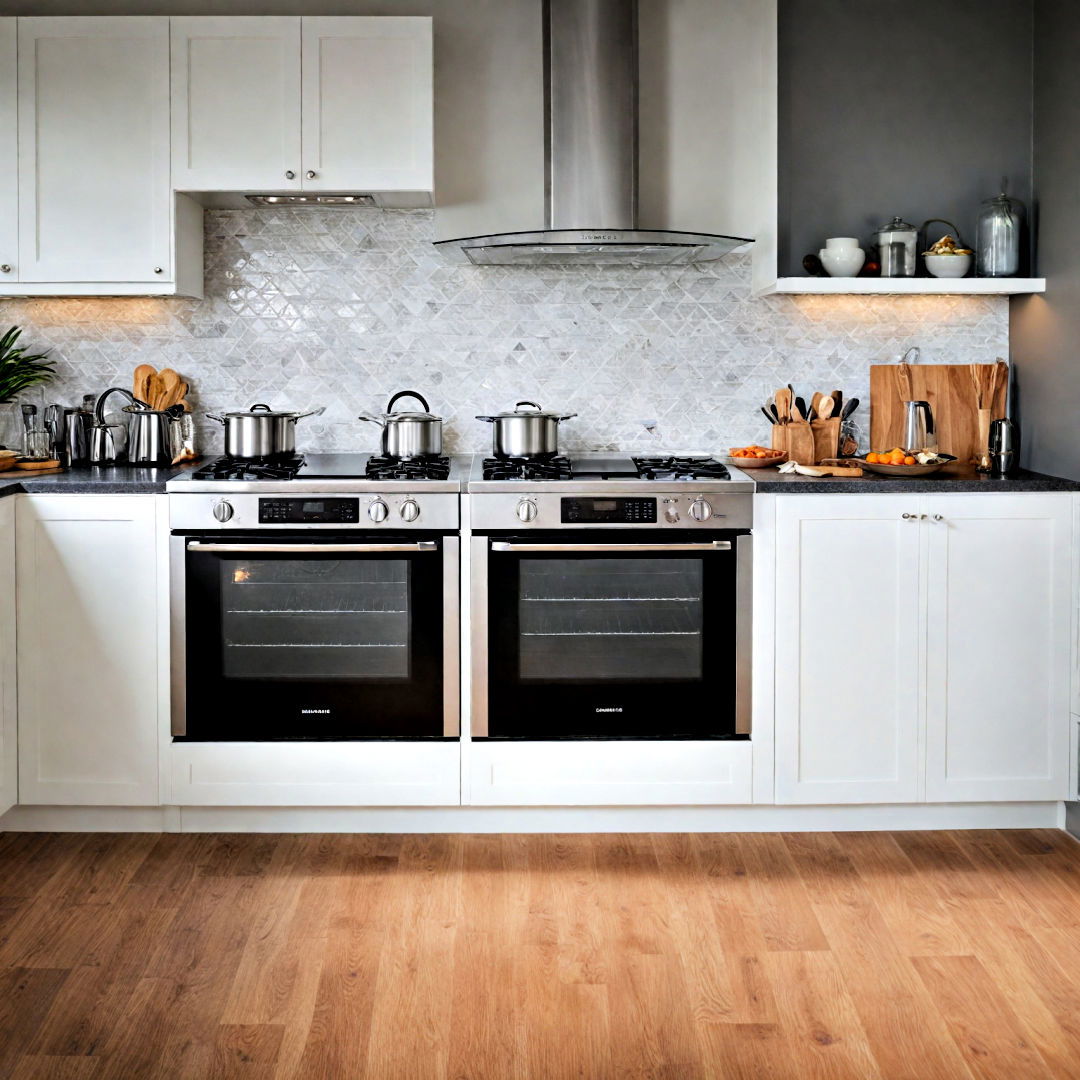 modern kitchen with two ovens - 40 Modern Kitchen Ideas