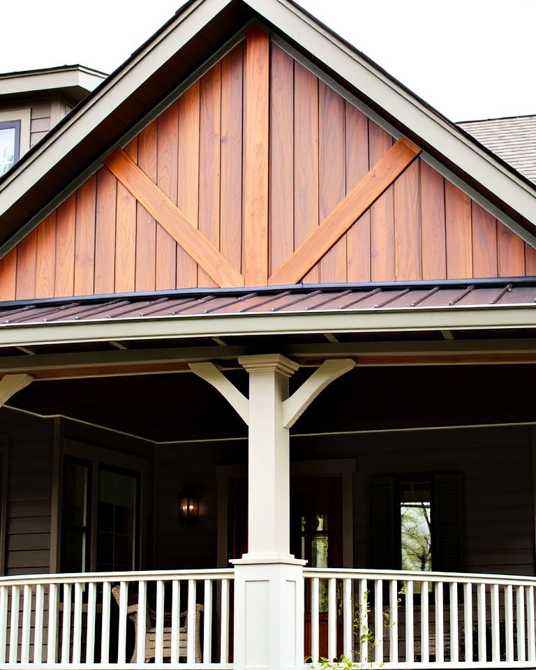 modern metal and wood roofing - 30 Metal Roof Porch Design Ideas