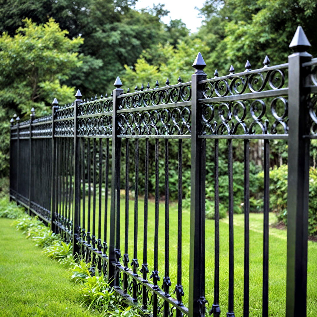 modern metal fencing - 40 Garden Fence Ideas