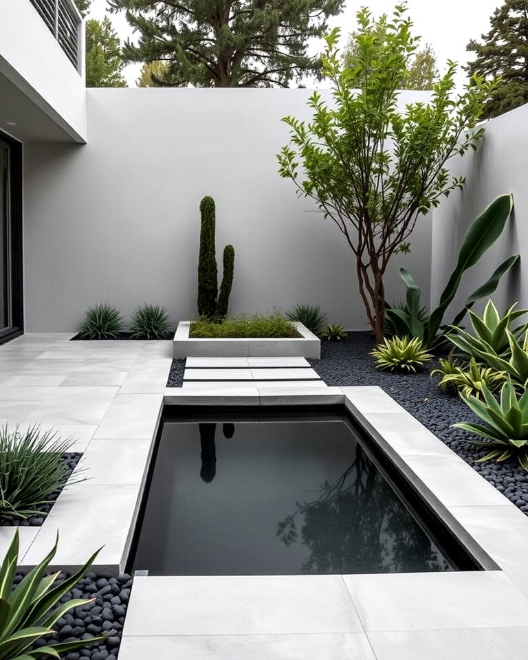 modern minimalist garden design - 40 Luxury Landscaping Ideas