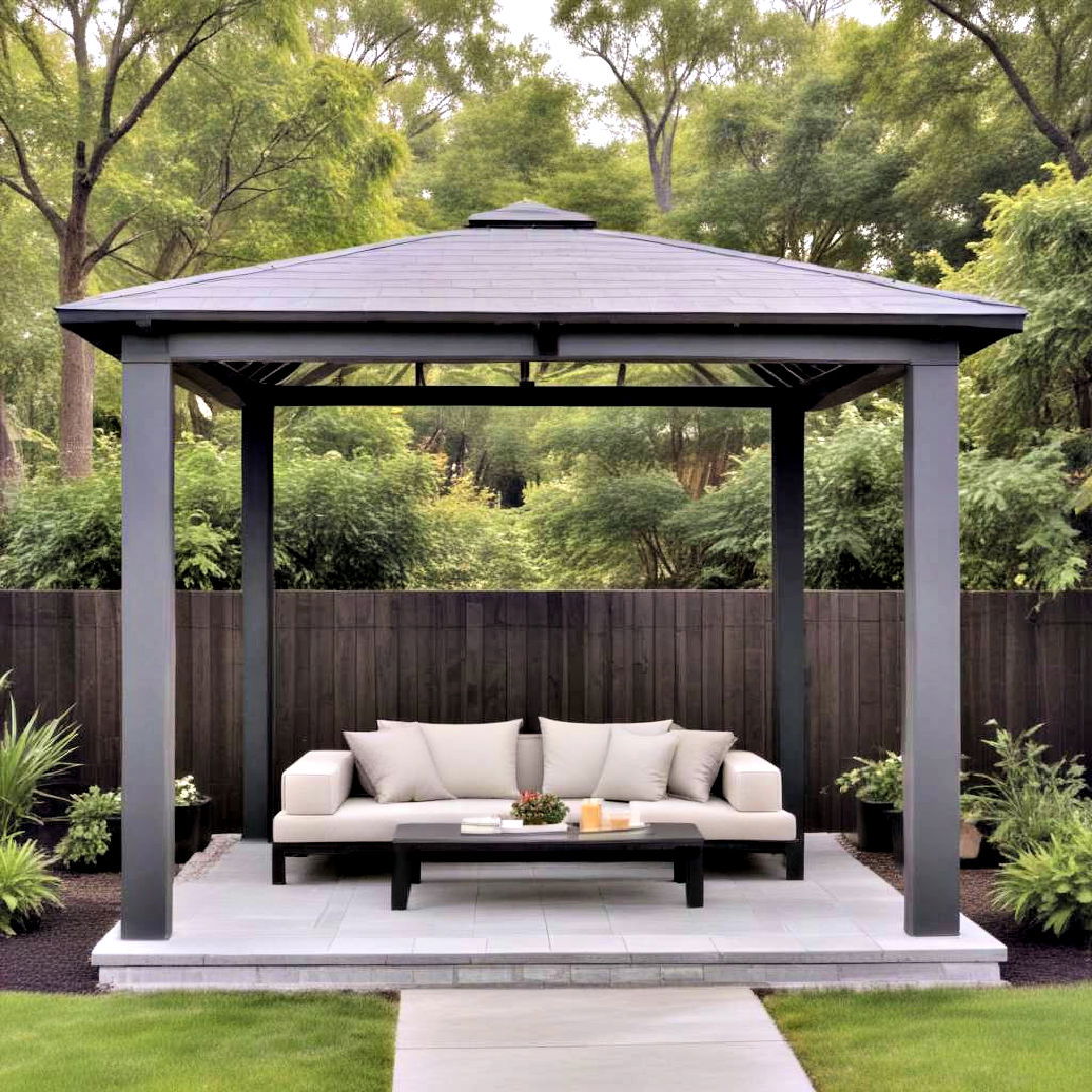 modern minimalist gazebo design - 40 Gazebo Design Ideas