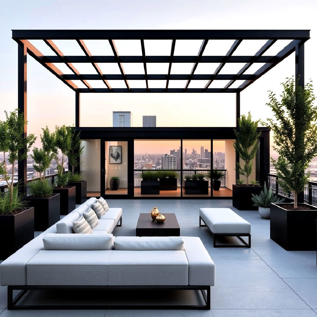 modern minimalist rooftop deck - 40 Rooftop Deck Ideas