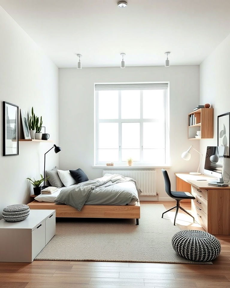 modern minimalist teenage boy bedroom - 40 Teenage Boy Bedroom Ideas