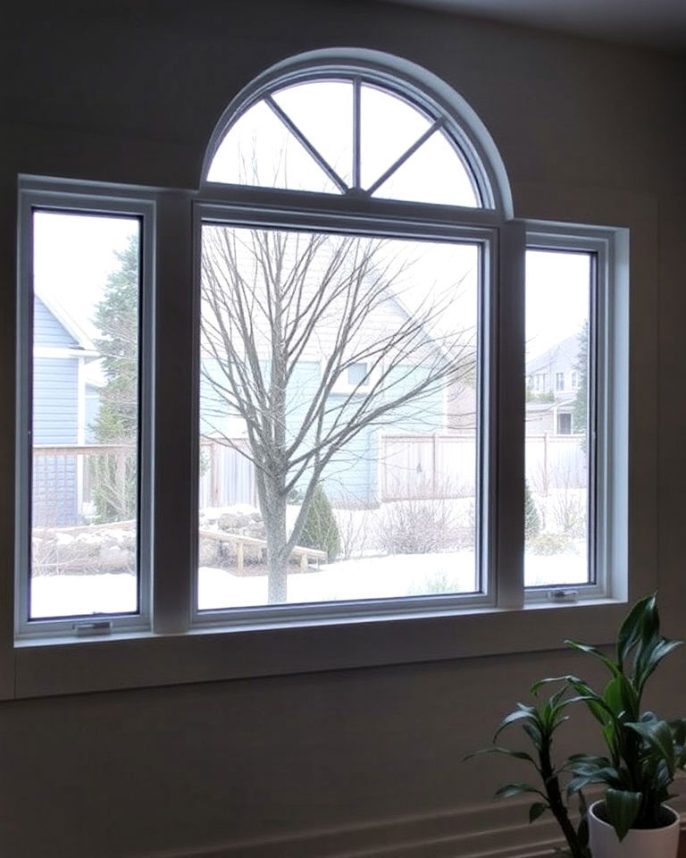 modern mirror treated windows for privacy - 30 Basement Window Ideas