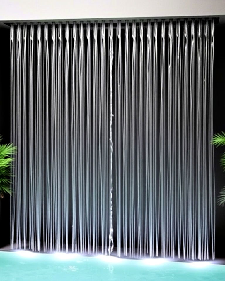 modern rain curtain waterfall - 25 Waterfall Design Ideas