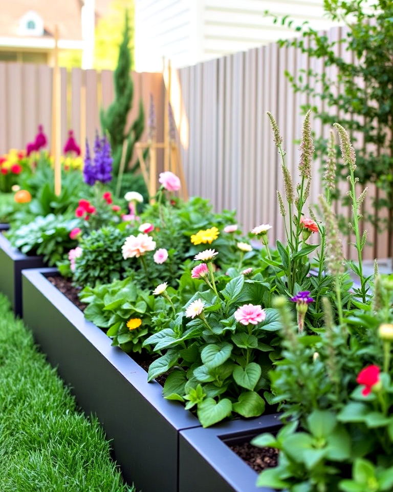 modern raised beds for plants - 25 Dog Friendly Landscaping Ideas