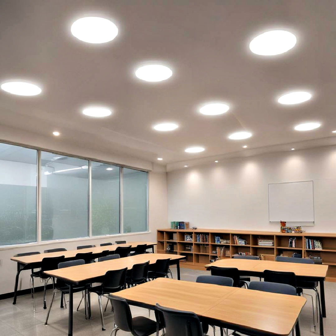 modern recessed lighting - 15 Classroom Lighting Ideas