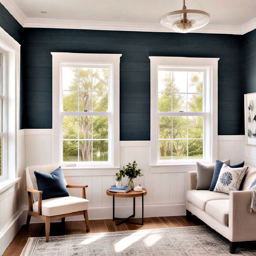 modern shiplap window trim for coastal vibes - 25 Modern Window Trim Ideas