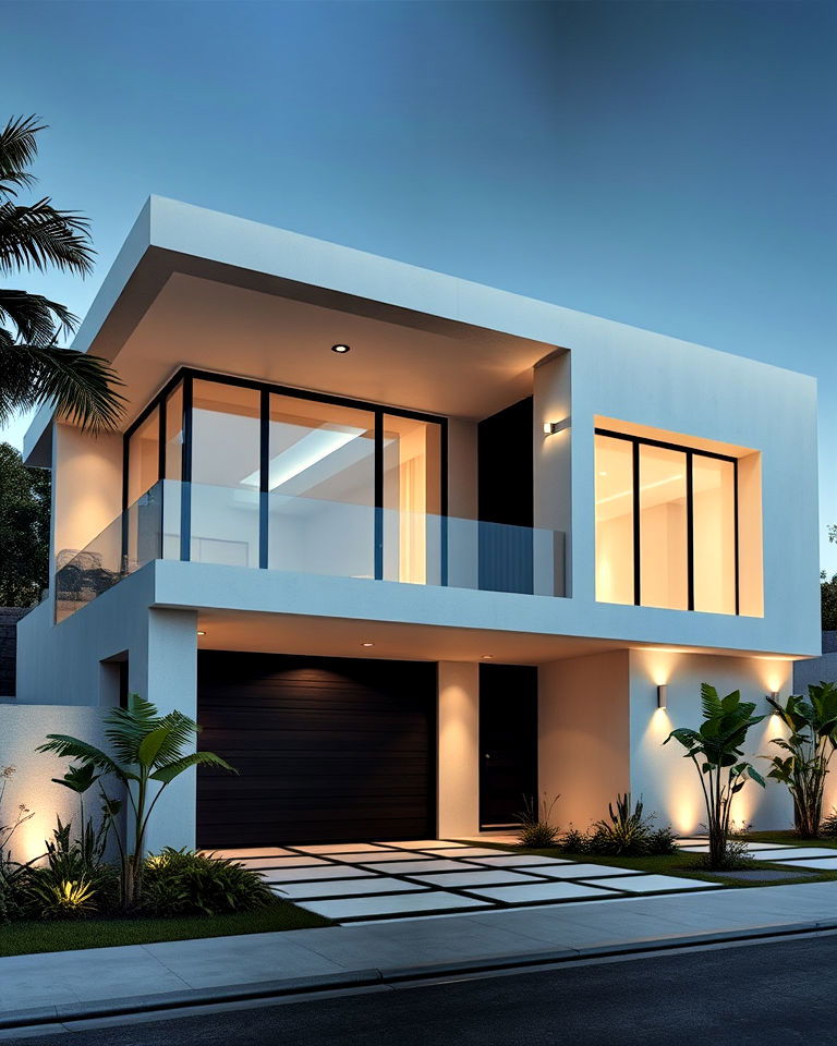 modern statement futuristic minimalism - 20 Aesthetic House Exterior Ideas