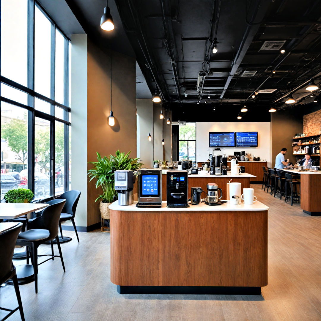 modern technology lounge - 40 Coffee Bar Ideas