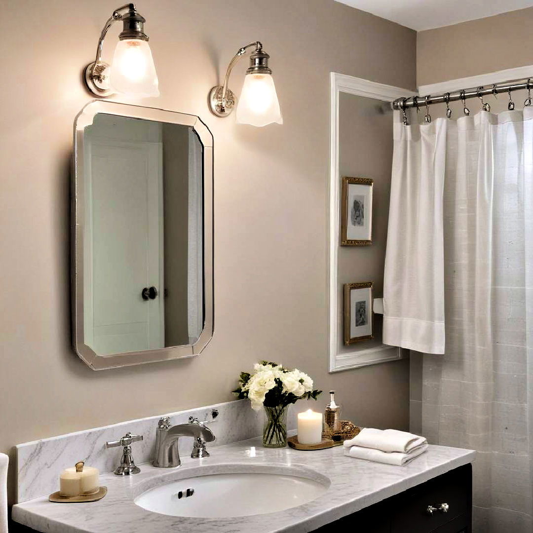 modernize lighting - 25 Small Bathroom Ideas on a Budget