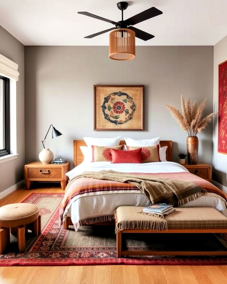 mongolian nomadic bedroom style - 20 Asian Bedroom Ideas