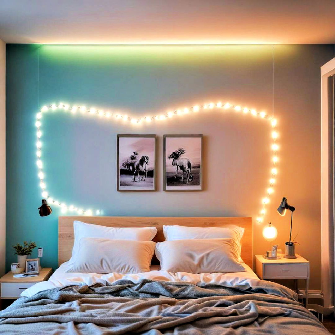 mood lighting for teen room - 40 Teen Room Ideas