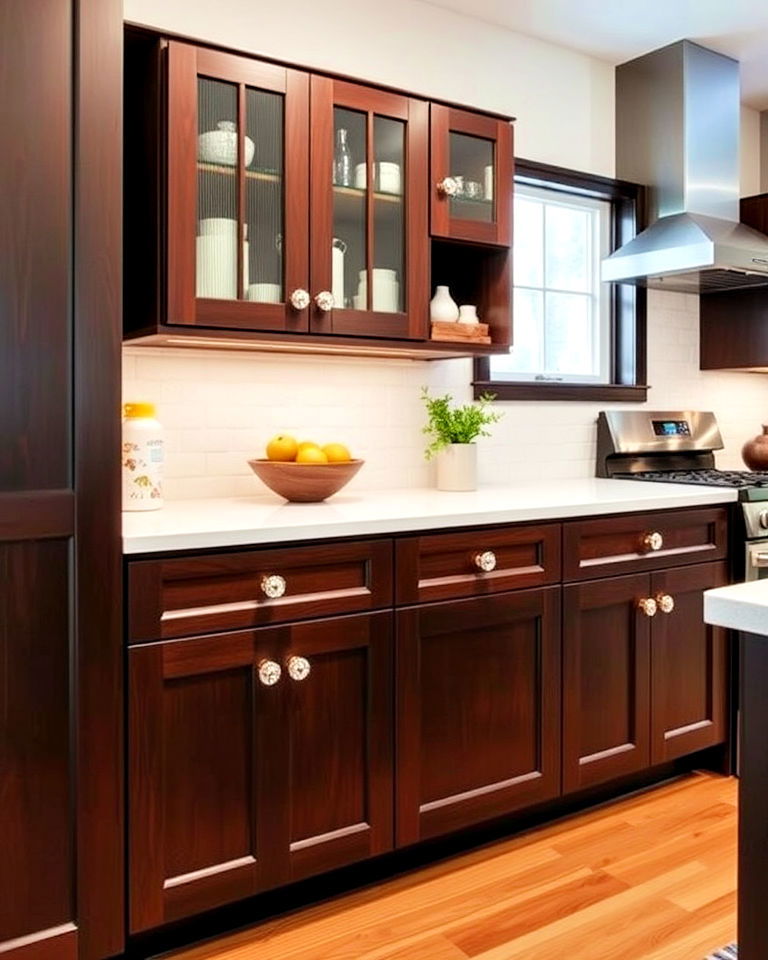 mosaic inspired knobs to add artistic touch - 40 Kitchen Cabinet Hardware Ideas