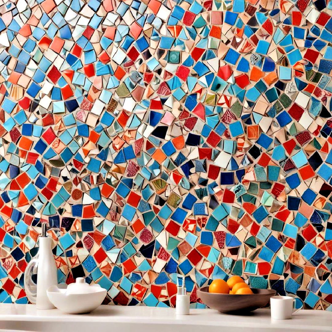 mosaic tiles accent wall - 25 Accent Wall Ideas