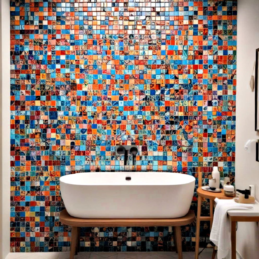mosaic tiles for aesthetic bathroom - 40 Aesthetic Room Ideas