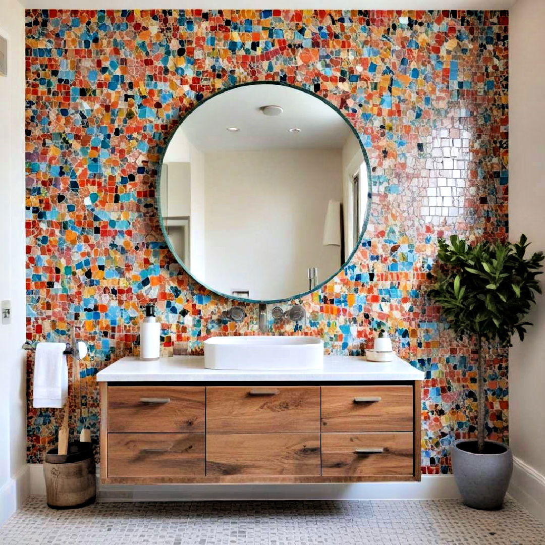 mosaic tiles for wall deocr - 40 Wall Decor Ideas