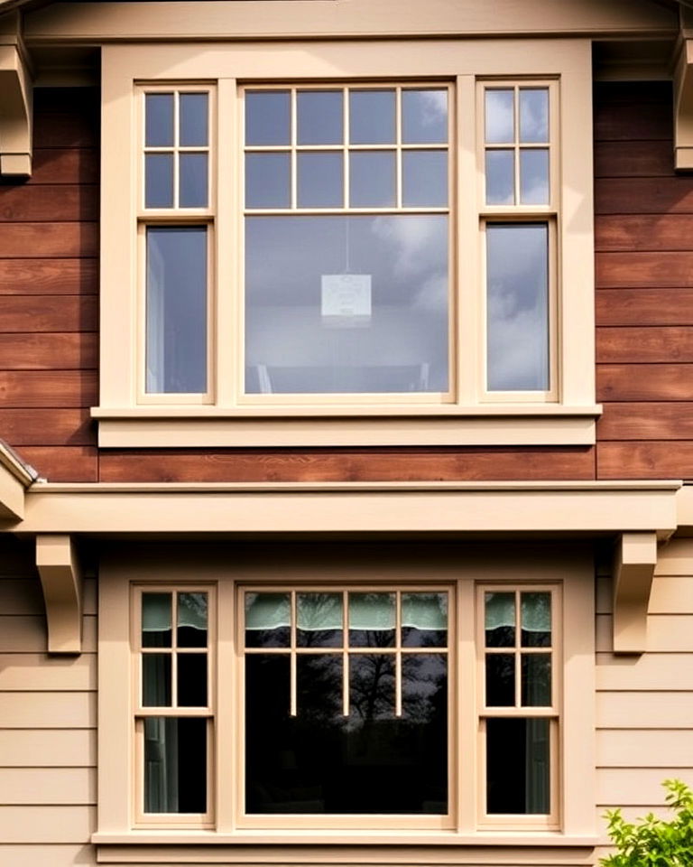 multi paned windows for timeless charm - 40 Craftsman Style House Exterior Ideas