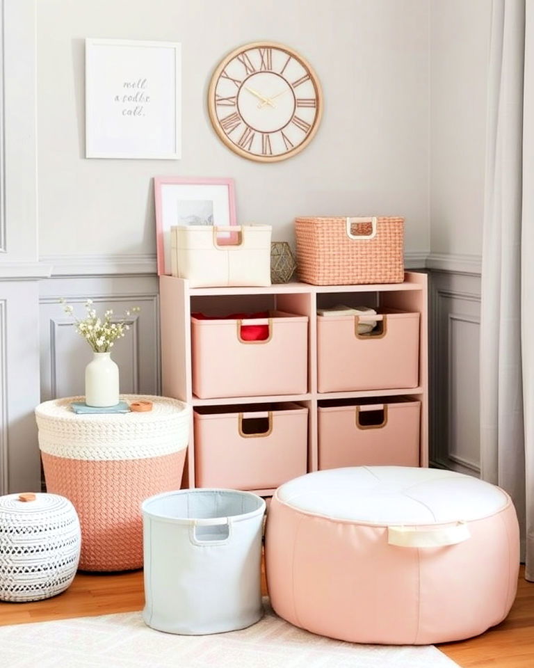 multi purpose pastel storage ideas - 25 Danish Pastel Room Ideas