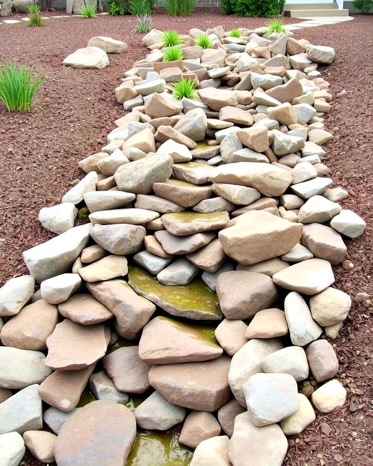 multi tiered creek beds for front yard landscaping - 30 Front Yard Dry Creek Bed Landscaping Ideas