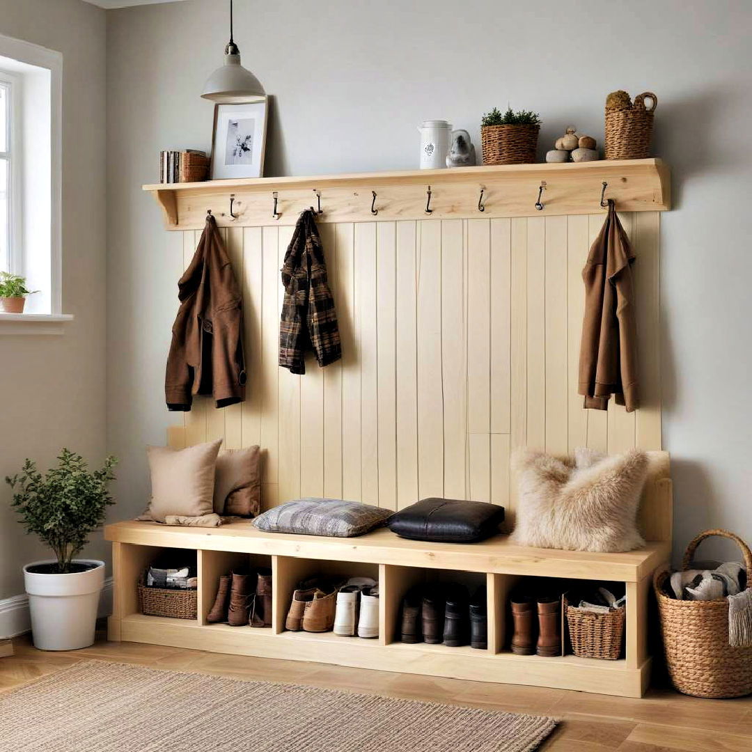 multifunctional bench for boot room - 25 Boot Room Ideas
