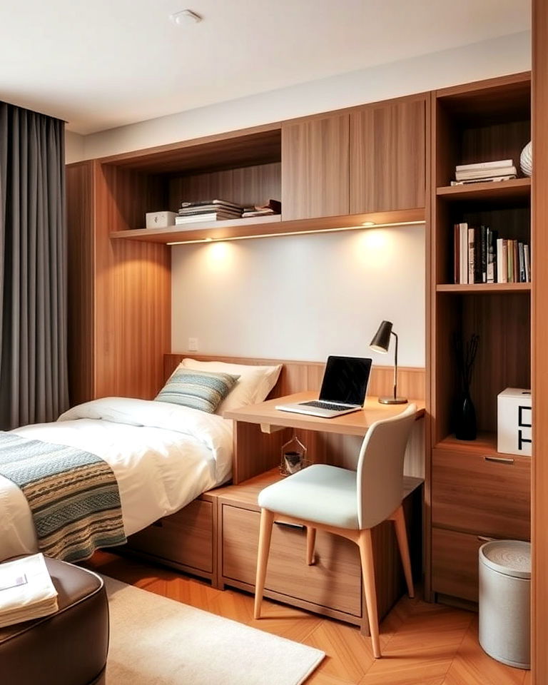 multifunctional furniture for bedroom office - 40 Bedroom Office Ideas