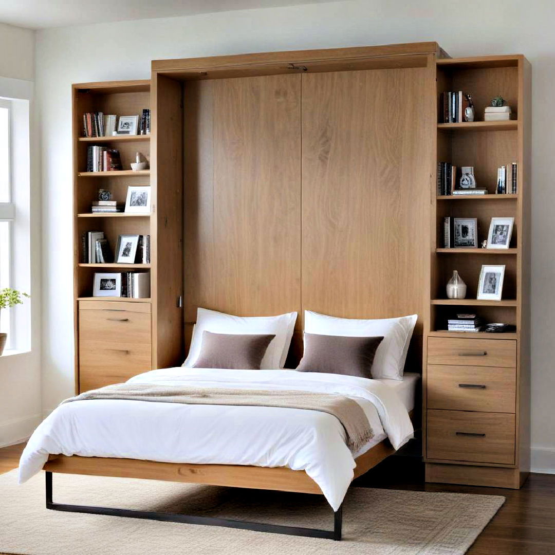 murphy bed for small guest bedroom - 25 Small Guest Bedroom Ideas