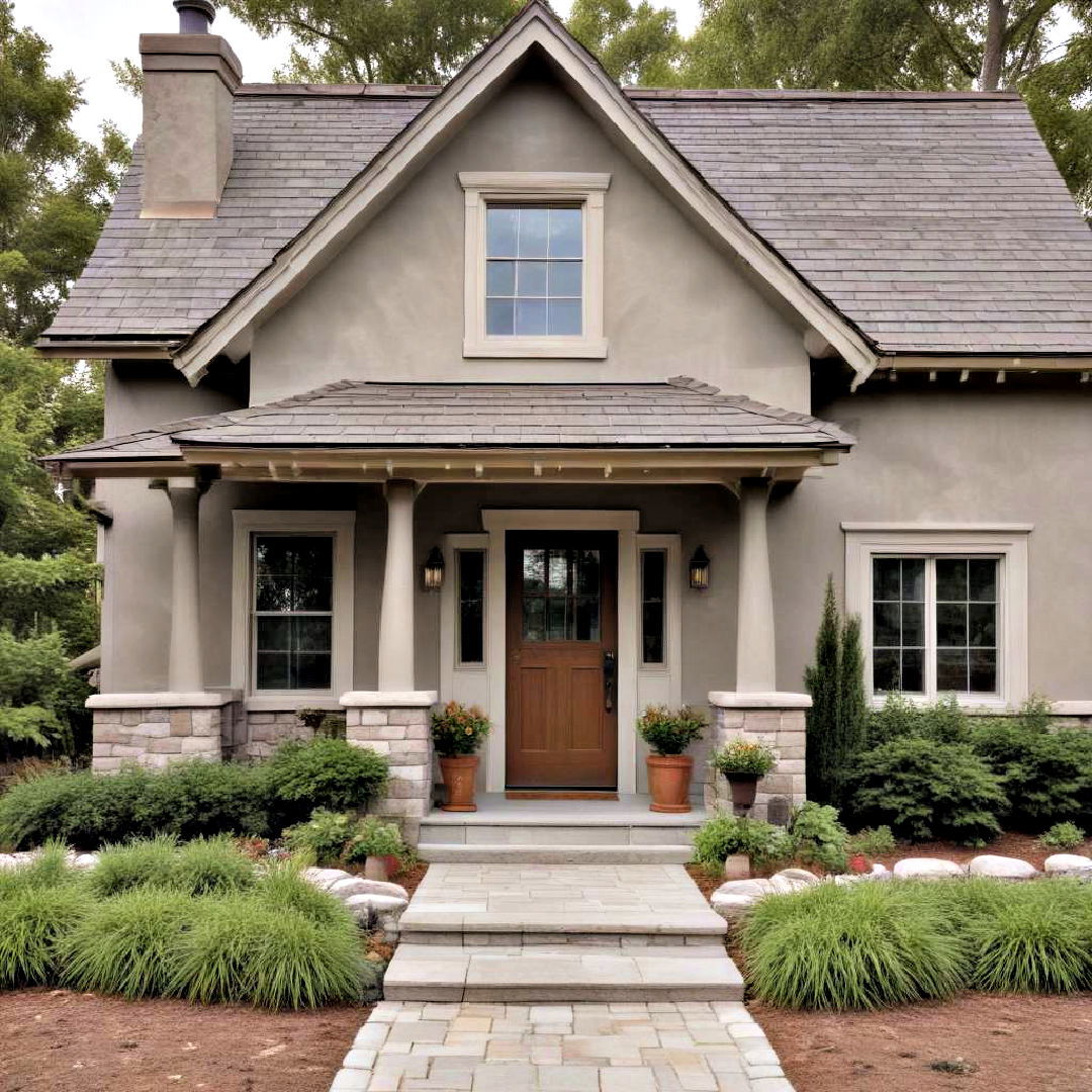 mushroom gray exterior house paint - 40 Gray Exterior House Paint Ideas