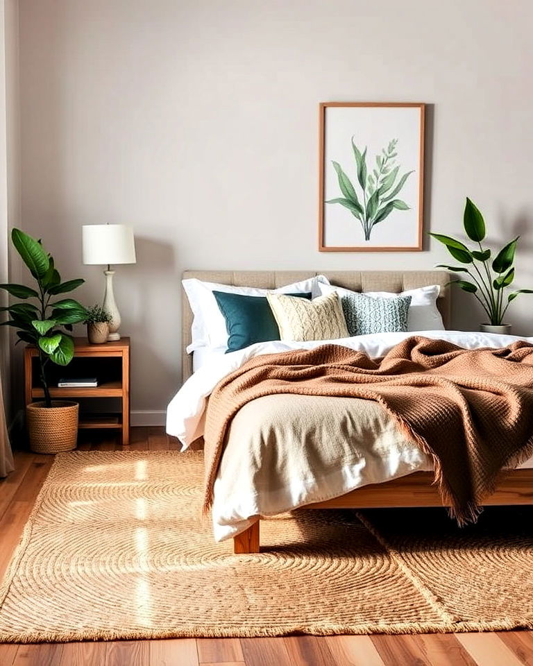 natural elements for transitional bedroom - 30 Transitional Bedroom Ideas