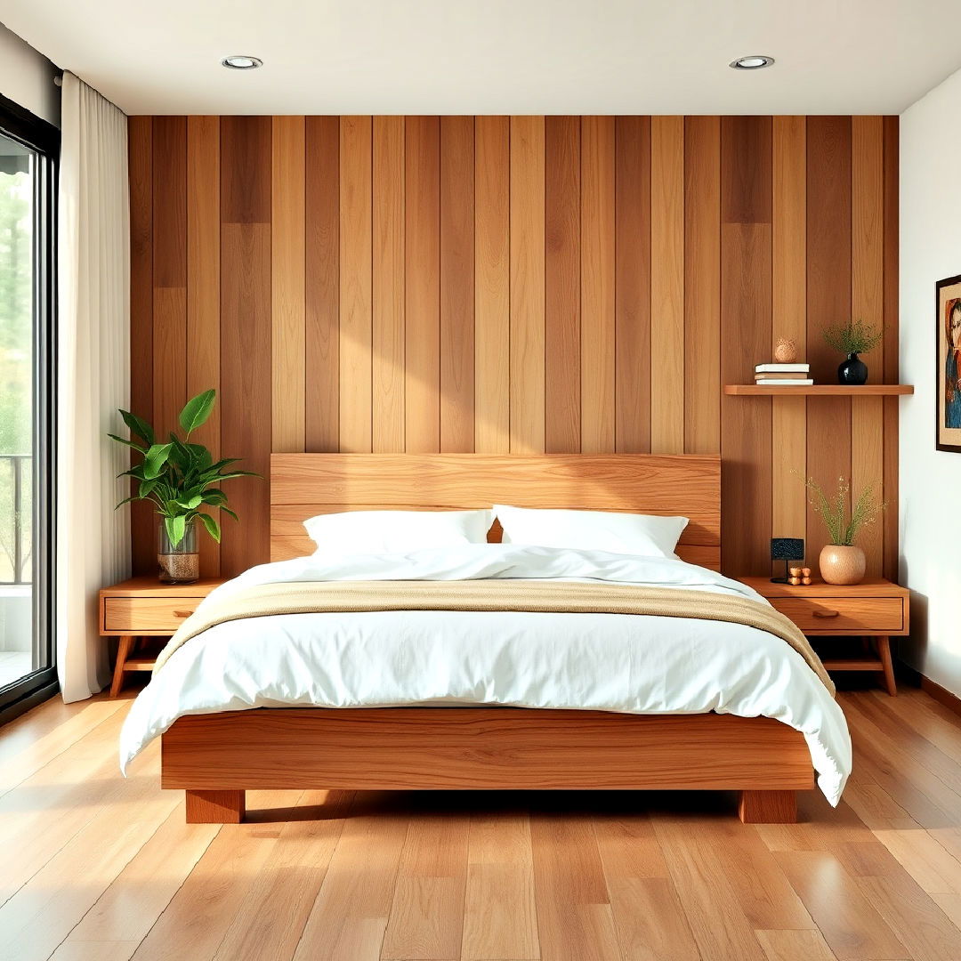 natural wood elements for chill aesthetic room - 25 Chill Aesthetic Room Ideas