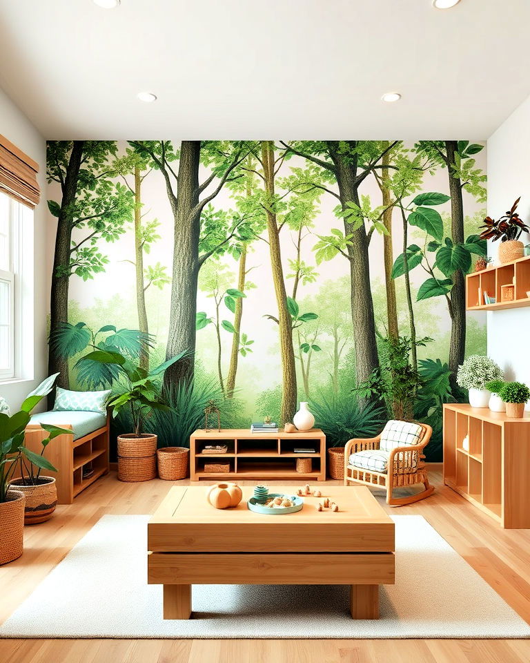 nature inspired playroom - 40 Playroom Ideas