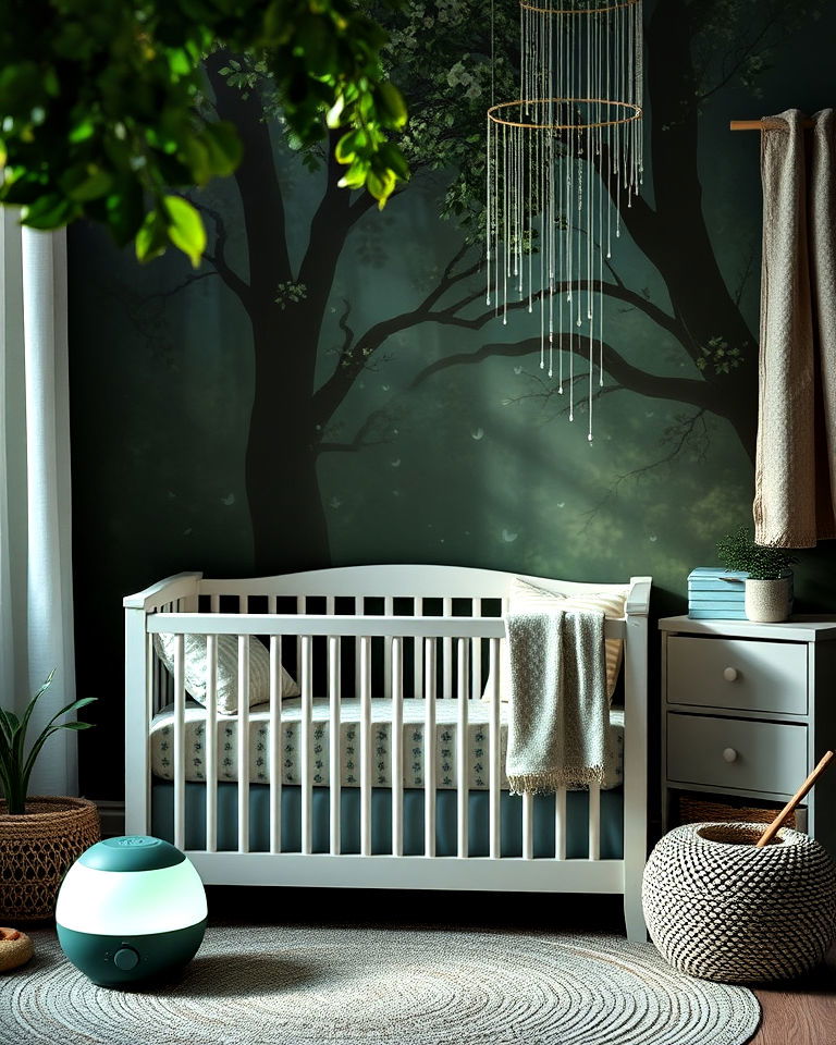 nature sound machine for nursery - 20 Nature Themed Nursery Ideas