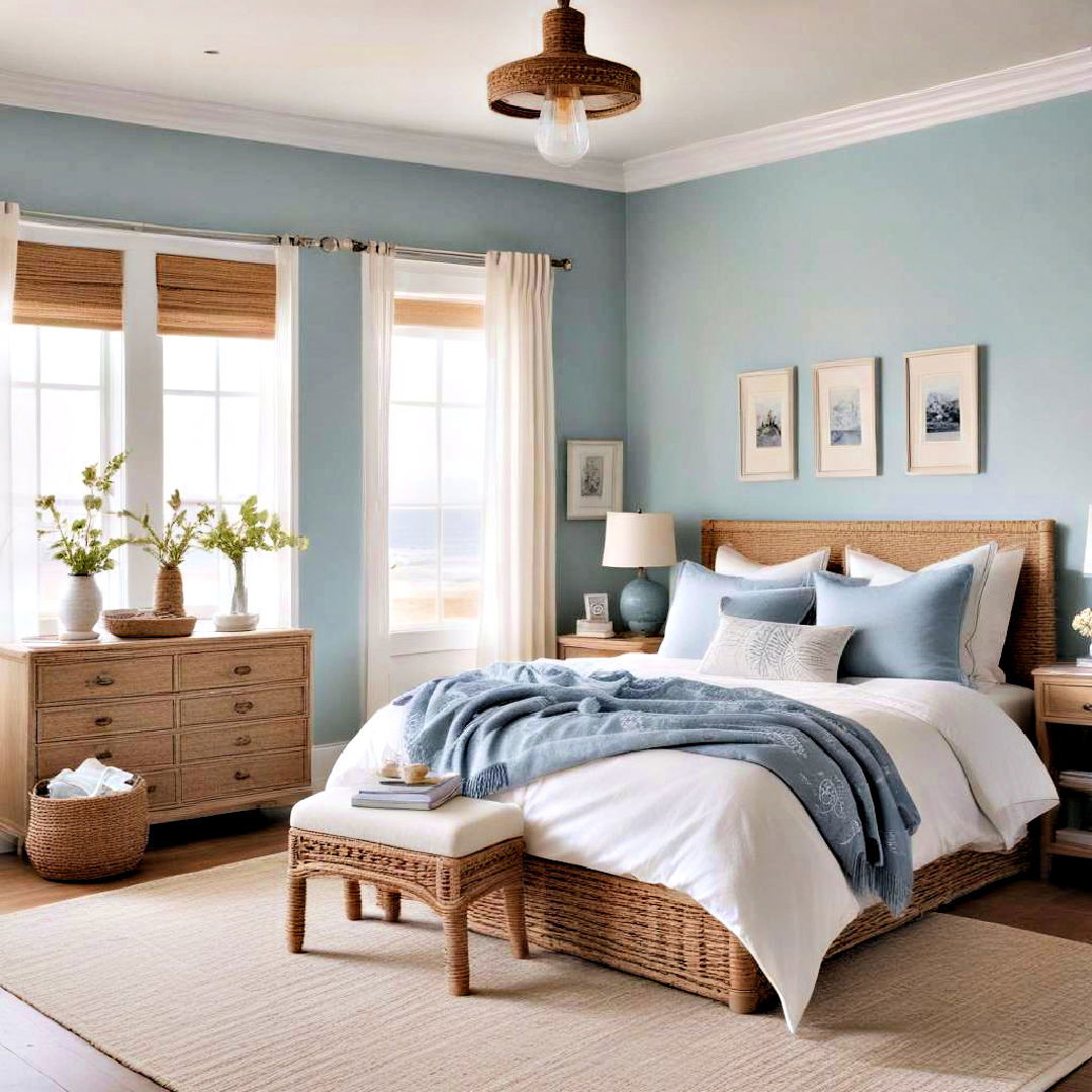 nautical inspired decor idea - 40 Modern Bedroom Ideas