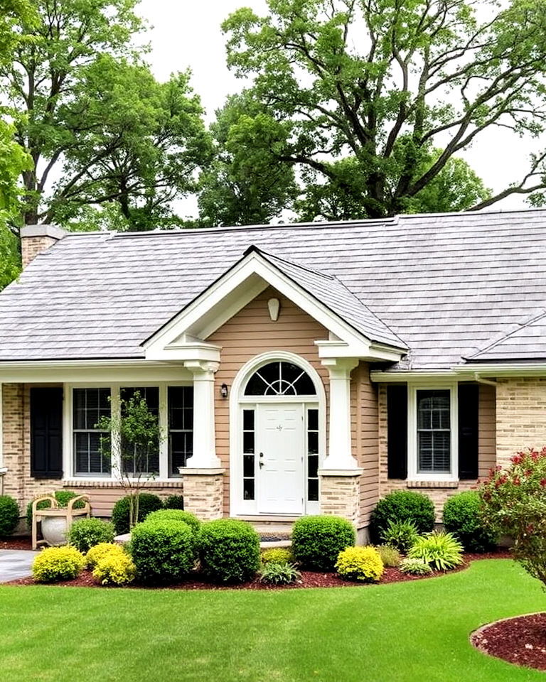new roof for ranch home - 40 Curb Appeal Inspiration for Ranch Homes