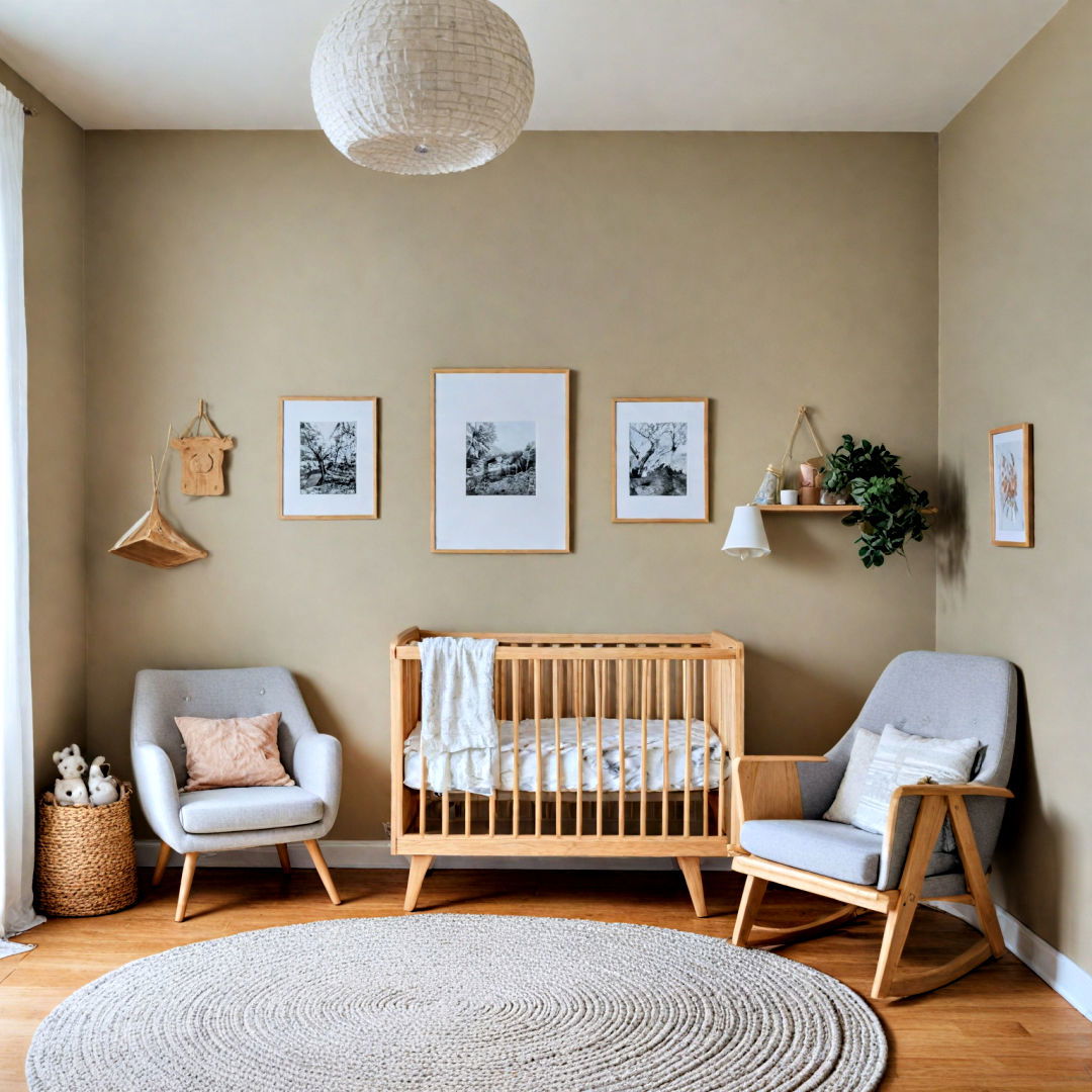 nursery idea with scandinavian style - 40 Nursery Ideas