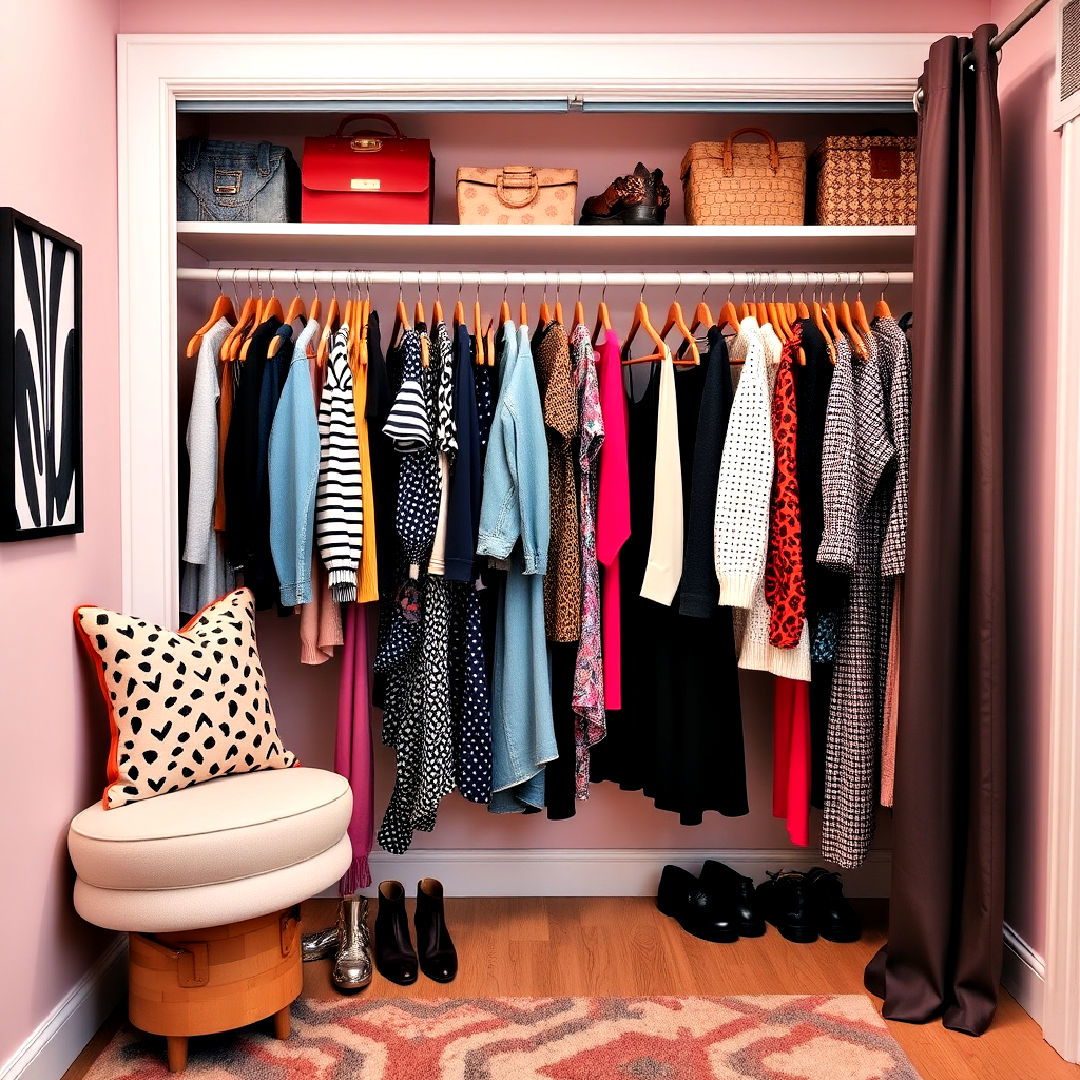 open closet for teen hangout room - 40 Teen Hangout Room Ideas