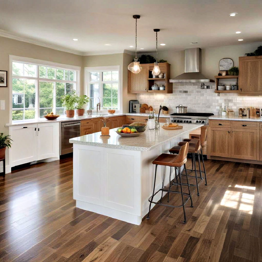 open floor plan kitchen - 40 Small Kitchen Ideas