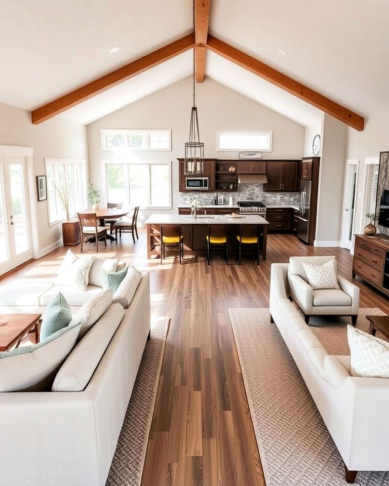 open floor plans for prairie style homes - 15 Prairie-style Interior Design Ideas