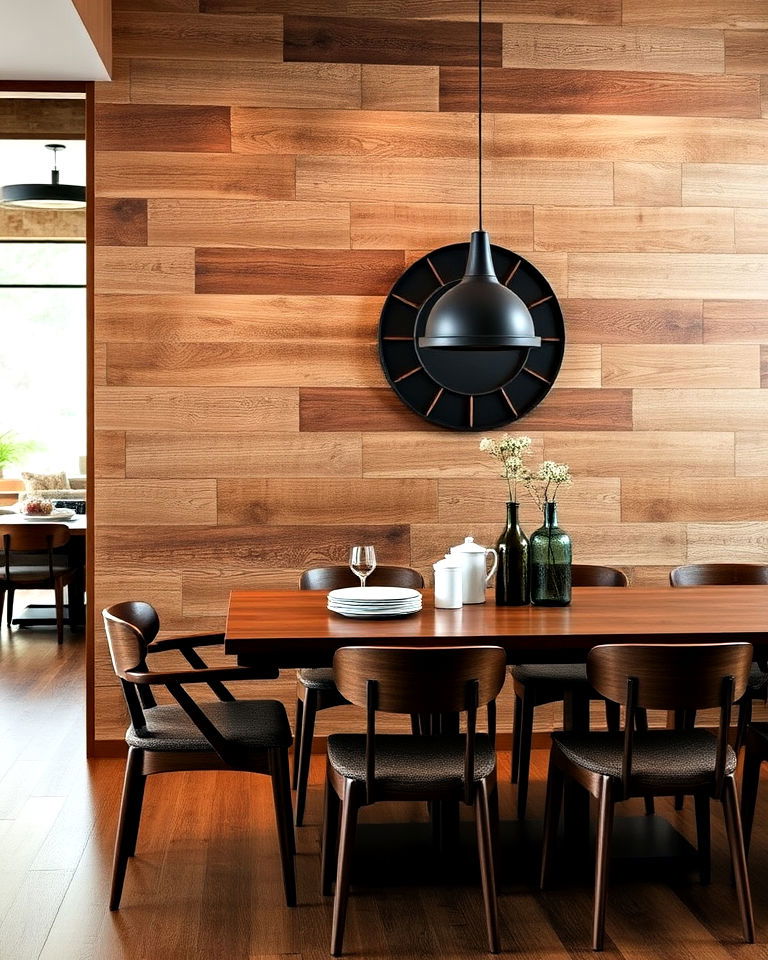 organic textured wood panels - 40 Wall Paneling Ideas
