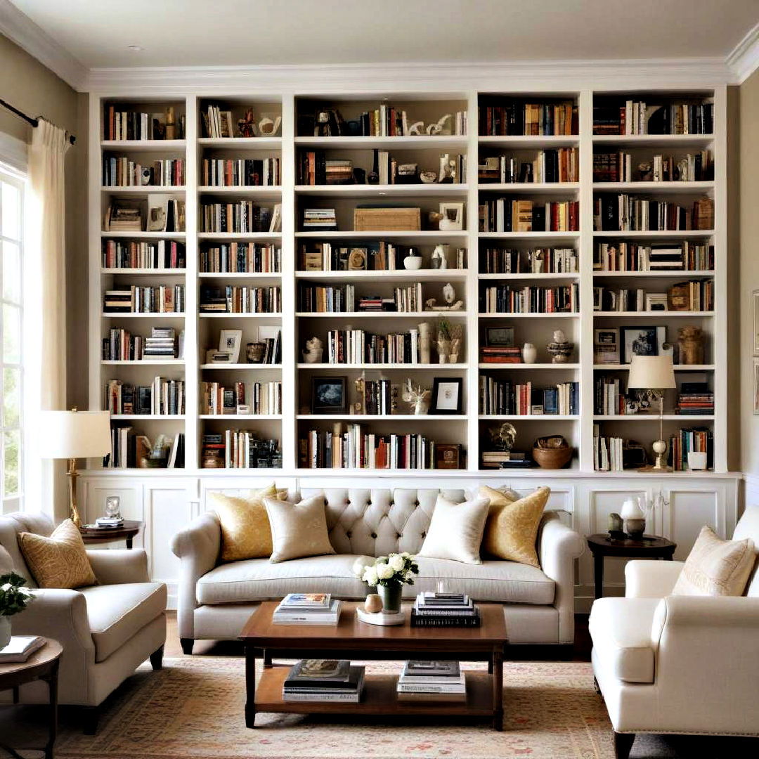 organize personal library - 40 Living Room Ideas